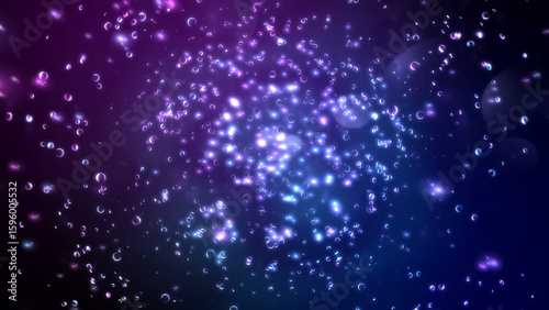 Abstract background of bubbles. Abstract background