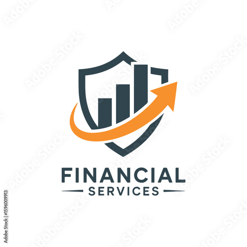 Unique financial logo Modern and minimalist vector and abstract logo