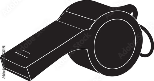 Referee Whistle for Netball Icon Vector