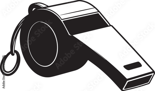 Referee Whistle for Netball Icon Vector