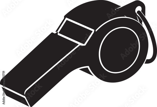 Referee Whistle for Netball Icon Vector