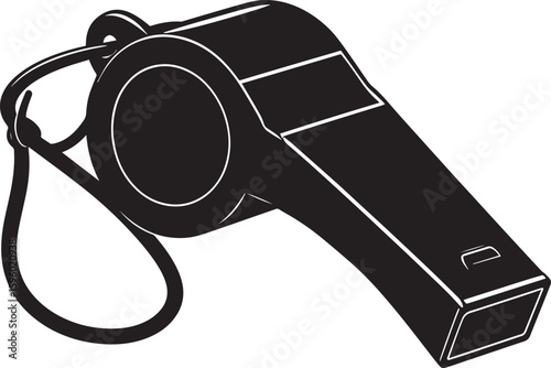 Referee Whistle for Netball Icon Vector