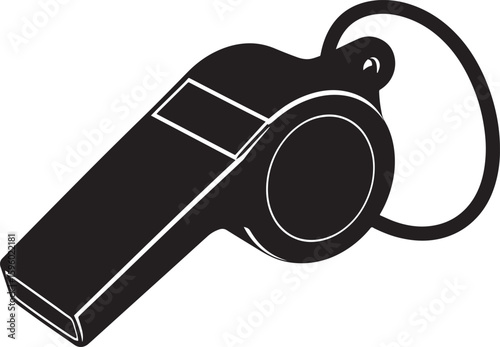 Referee Whistle for Netball Icon Vector