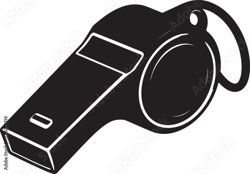 Referee Whistle for Netball Icon Vector