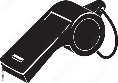 Referee Whistle for Netball Icon Vector
