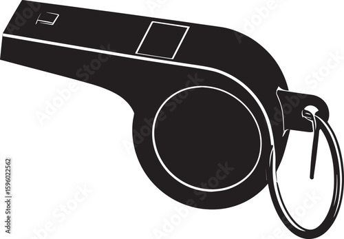 Referee Whistle for Netball Icon Vector