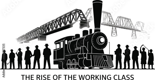 "Forged in Steel: The Industrial Age Silhouettes"

