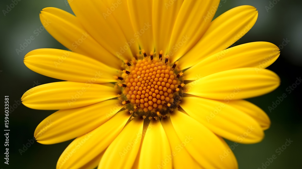 Fototapeta premium Single Yellow Daisy Bloom