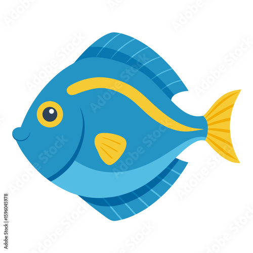 Flounder  fish vector illustration perfect for posters, icon, t-shirts, cards, wall art prints and ai design.