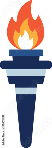Olympic torch flame