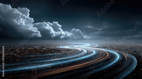 Seamless cloud migration imagery for modern enterprise tech transitions.