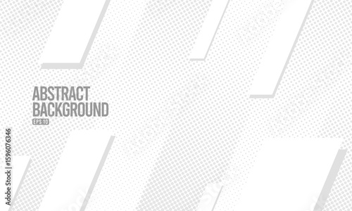 Abstract Gray Halftone Circle – Soft Dot Pattern on White Background