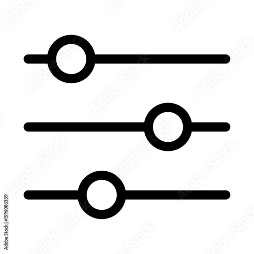 フィルタのアイコンイラスト（線画）001