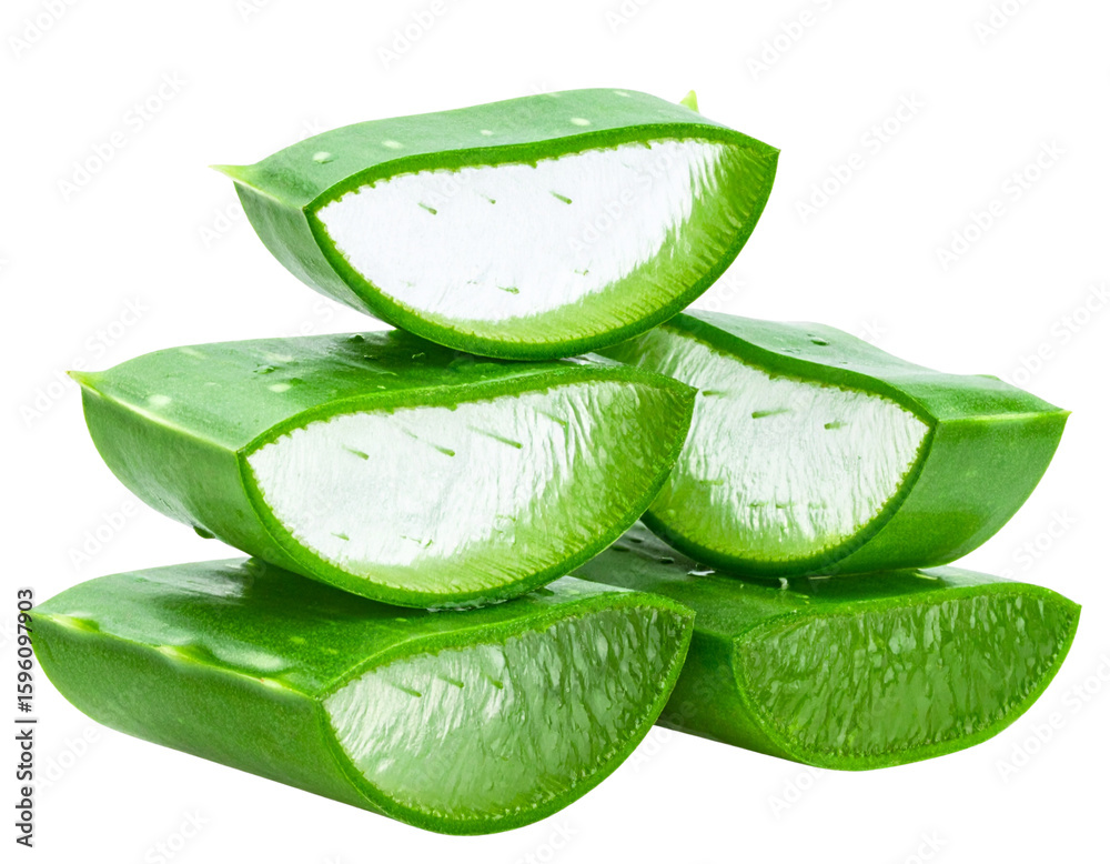 custom made wallpaper toronto digital Fresh Aloe Vera Leaves with Dew Isolated on Transparent Background PNG for Skincare and Natural Remedies