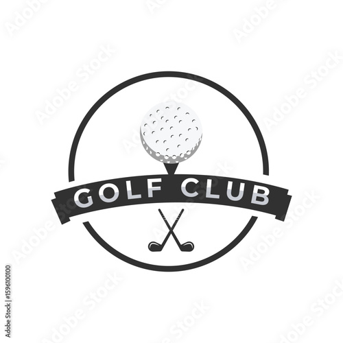golf club emblem logo template