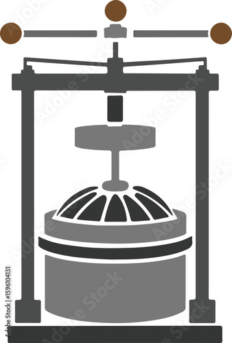 Fruit Squeezer Colorful Vector Illustration (Version: 03)