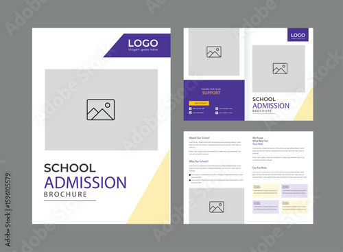 School admission social media post. back to school social media post banner design set. Back to school admission promotion banner. school admission template for social media template