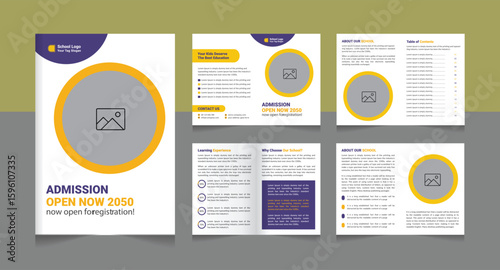 School admission social media post. back to school social media post banner design set. Back to school admission promotion banner. school admission template for social media template