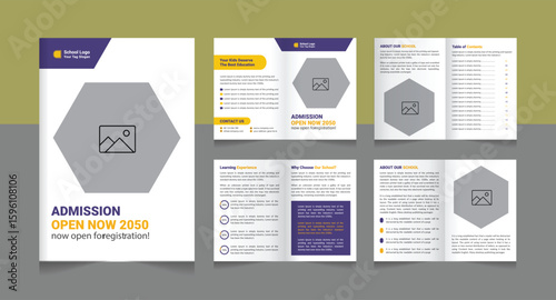 School admission social media post. back to school social media post banner design set. Back to school admission promotion banner. school admission template for social media template