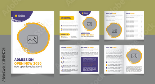School admission social media post. back to school social media post banner design set. Back to school admission promotion banner. school admission template for social media template
