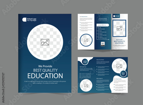 School admission social media post. back to school social media post banner design set. Back to school admission promotion banner. school admission template for social media template