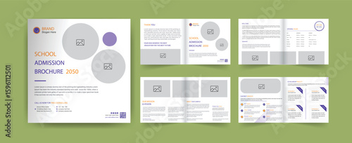 School admission social media post. back to school social media post banner design set. Back to school admission promotion banner. school admission template for social media template