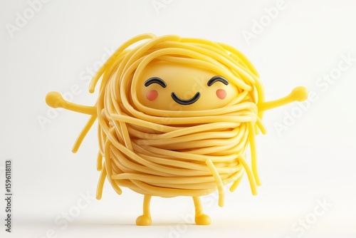 Deliciously Happy Pepperoni Pizza Slice with Melted Cheese Dripping, Featuring a Cheerful Cartoon Face and Big Smiling Eyes, Perfect for Food Concepts and Fun Dining Experiences