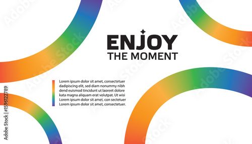 Abstract Musik Festival colorful gradient wave creative design templates
