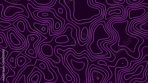 Topographic Violet Pink Magenta Abstract Background