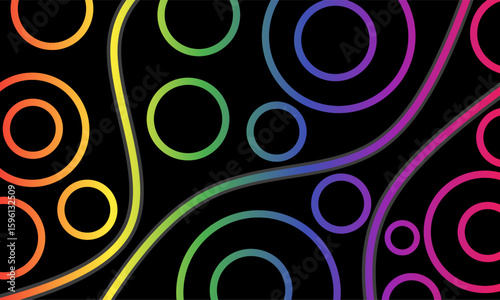 abstract background with circles