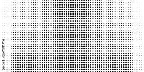 grunge Halftone white and black dots pattern and black gradient grunge texture background. Dotted line comic sport style vector illustration