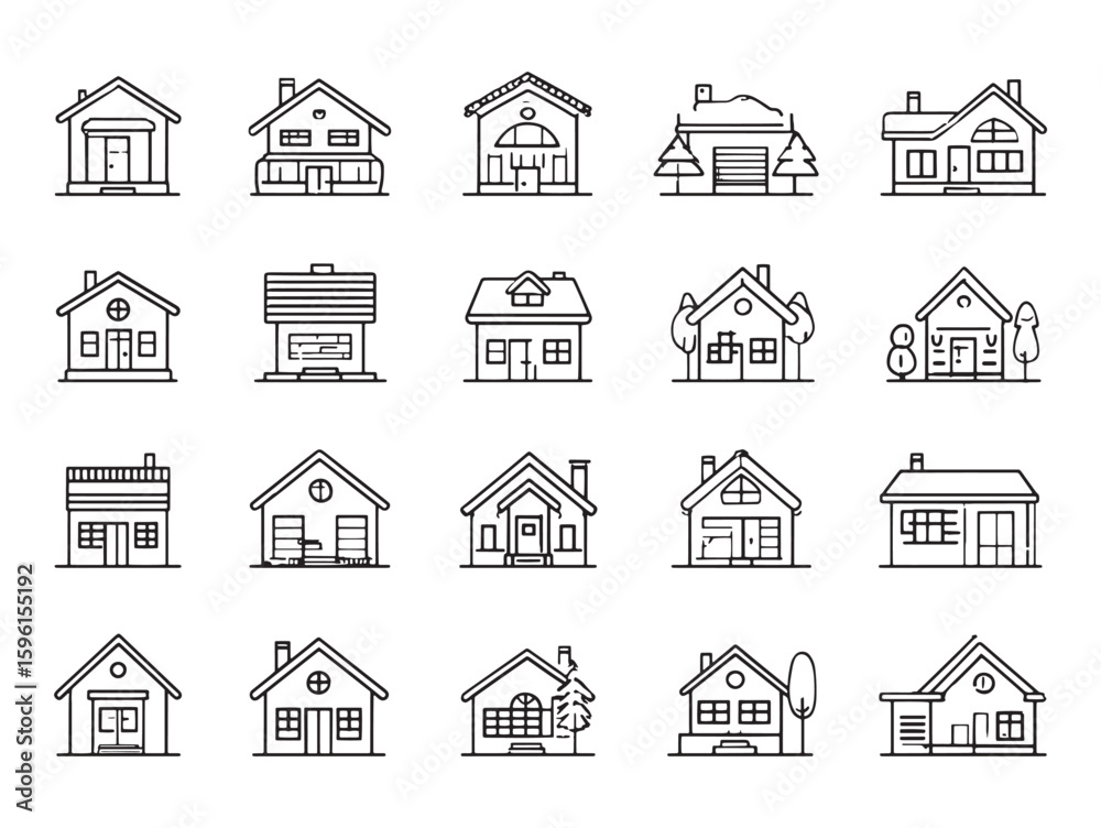 Fototapeta premium House Value Chart Visualizing Real Estate
