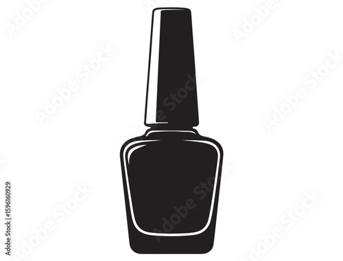 NAIL POLISH BOTTLE SILHOUETTE