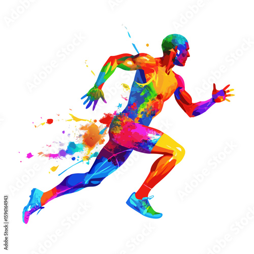 vector illustration of a soccer player