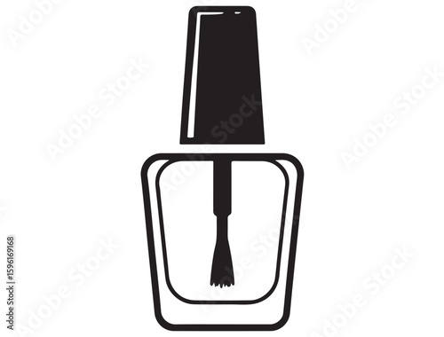 NAIL POLISH BOTTLE SILHOUETTE