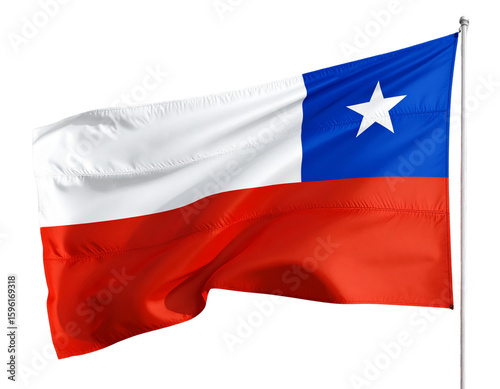 Chile Flag in Weaving Brush Stroke Style, Artistic Abstract Look, Isolated. Free Download Chile Flag in Weaving Brush Stroke Style, Artistic Abstract Look, Isolated. - GFXLoad