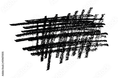 Brush paint stroke texture swatch Hand painted background Ink scribble dab clipart Paint smudge for tags and stamps design