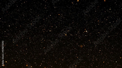 Abstract Gold Particles Loop