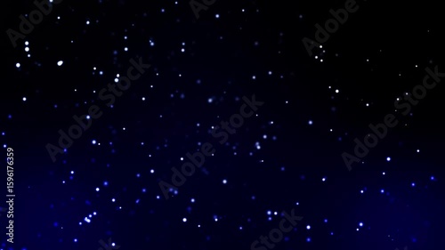 Blue Particle Background Loop
