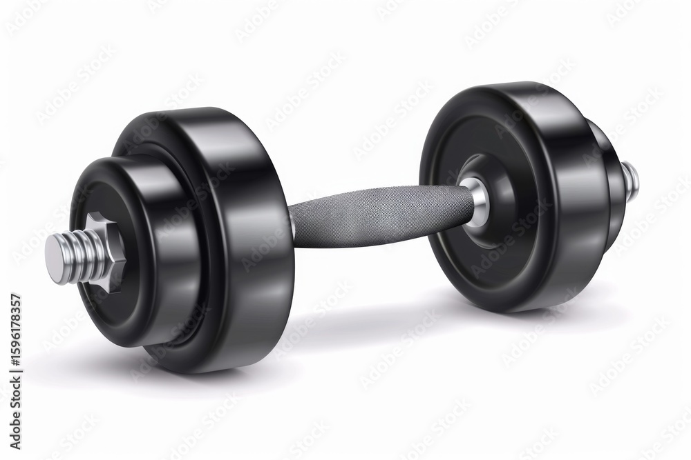 Dumbbell icon, gym equipment, weightlifting symbol, bodybuilding 3d realistic logo, dumbbell sport Dumbbell icon, gym equipment, weightlifting symbol, bodybuilding 3d realistic logo, dumbbell sport