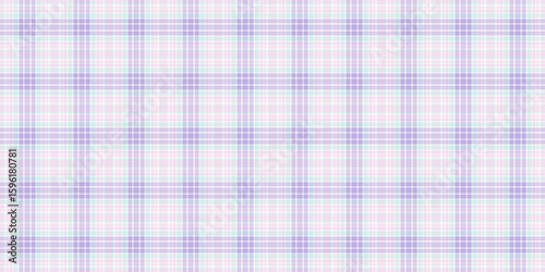 1940s seamless pattern texture, fold plaid background textile. Sketch vector fabric tartan check in light and white colors.