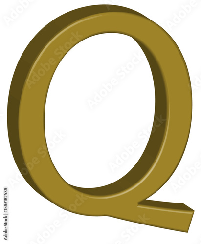 Guatemalan Quetzal (Q) Currency Symbol 3D Icon - Guatemala Money Vector