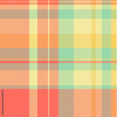 Vibrant pastel plaid pattern.  Perfect for textile design, fashion, website backgrounds, or scrapbooking. This cheerful, summery design evokes feelings of warmth and optimism.
