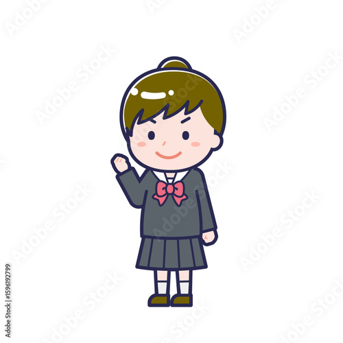 学生／ななめ／女性 12