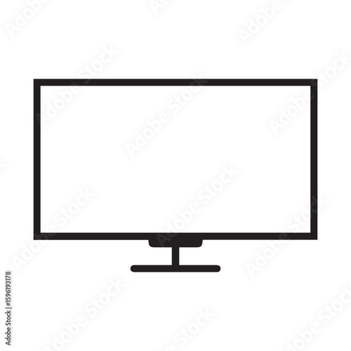 Modern LED Television Vector Design
