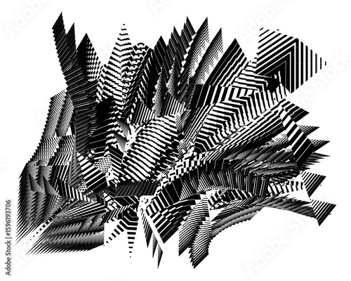 Основные RGB modern op art trendy abstraction, dynamic background, creative pattern, vector texture