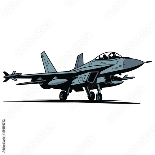 military jet fighter