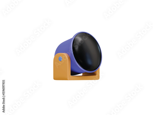 spotlight icon 3d illustration render