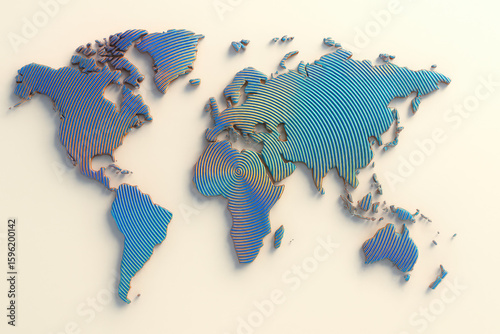 Peace card from HOLO round gradient