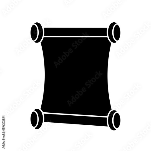 Celestial Scroll Icon Vector Flat and Clean Look